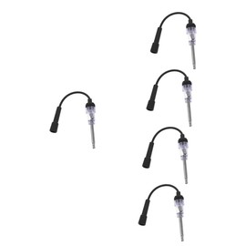 BUGUUYO 5pcs Spark Plug Tester Tool with Inline Spark Tester for Engine Ignition Automotive Device and Gap Measurement