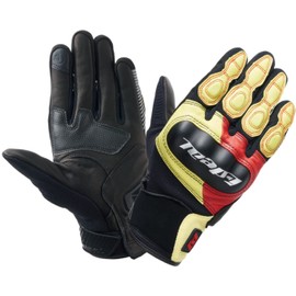 yamashiro Ideal Motorcycle Gloves Spring Summer Model ID-015 HERITAGE (Heritage) Red/Yellow/Black XL Size ID015/RDYLBK/XL