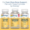 Solaray Calcium Citrate w/Vitamin D3 1000mg, Healthy Bones & Teeth,