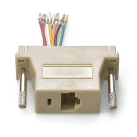 InstallerParts (5 Pack DB25 Female to RJ45 Modular Adapter Ivory