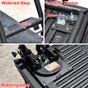 KEWISAUTO 45" Foldable Pickup Truck Tailgate Ladder with Grab Handle,