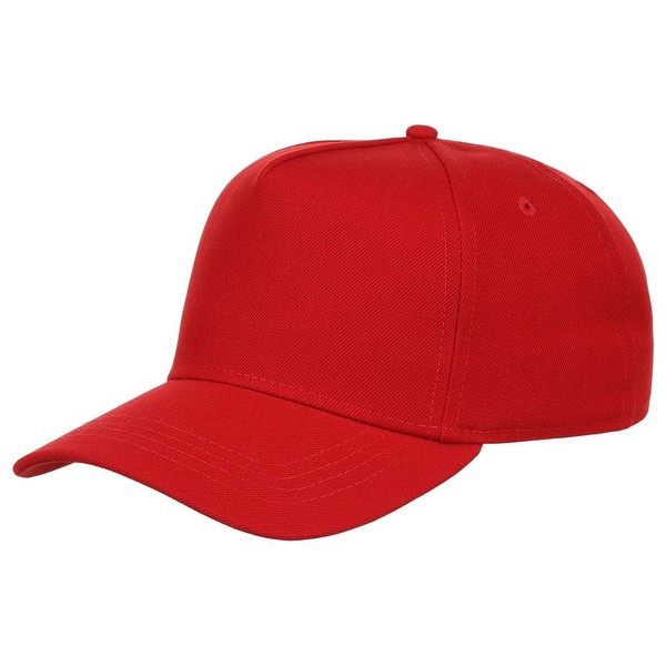 Lids Blank Hook Shot A-Frame Adjustable Snapback Hat, Red