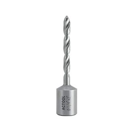 ACTOOL 1/4'' Diameter x 2'' Depth of Cut HSS Solid Drill with 3/4'' Weldon Shank,HSS Fully Ground Drill