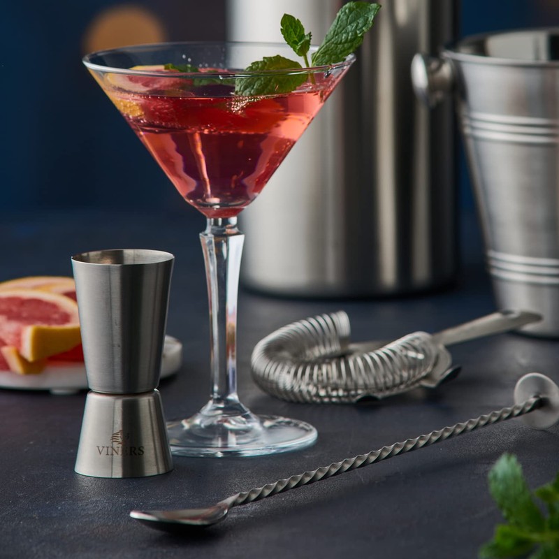 Viners Barware Double Deluxe Dual Spirit Measure Cocktail Jigger |