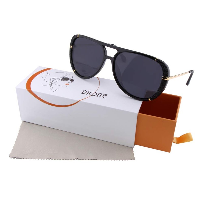 ActiveSol Dione Women's UV400 Protection Polarised Sunglasses, black silver