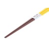 Ishida Frappe Pentagon Chopsticks Made in Japan Yellow 9.1 inches