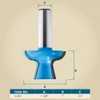 Custom Door Edge Router Bit (1/2'' shank)