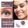 CAKAILA Single Cream Eye Shadow,Chocolate Nude Matte High Pigment Natural