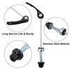 JRSHIRLEYLTD 1 Piece Quick Release Front and Rear Wheel Quick
