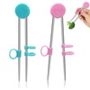 2Pairs Chopsticks Training Sailor Moon Chopsticks Reusable Metal Training Stainless