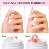 AIMEILI Solid Nail Gel for Gel Nails Set Clear Nude