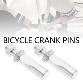 ECSiNG 8Pcs Bike Cotter Pins 9.5x42mm Bicycle Pins Foot Bearing Wedges Crank Wrench Cycling Accessories Crank Chainwheel for Bicycle Moped