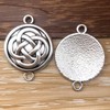 42pcs Celtic Knot Charms, Irish Traditional Pendants Antique Silver Alloy