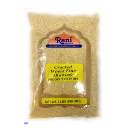 Rani Cracked Wheat Fine (Kansar, Bulgur, Similar to Wheat #1) 2lb (32oz)~ All Natural | Vegan | No Colors | NON-GMO | Indian Origin