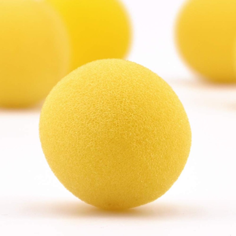 Magic Magic Sponge Ball Sphere Magic Tool for Stages (Yellow,