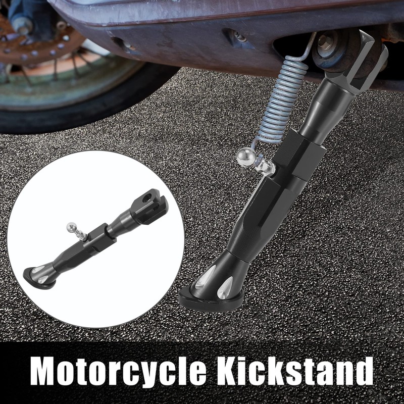 Motoforti Universal Adjustable Motorcycle Kickstand Side Support Stand CNC Aluminum