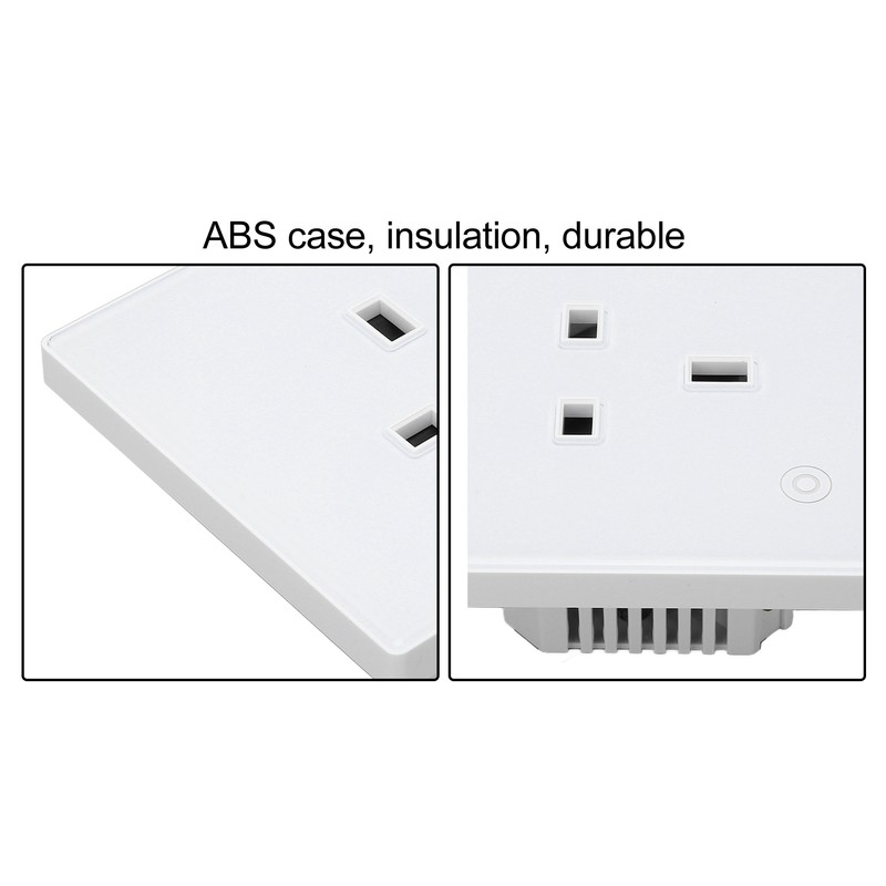 Smart Socket Wall Mounted ABS Timing Panel Wireless Remote Controllable
