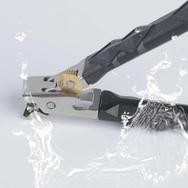 Flat Nail Clipper, Stainless Steel Toenail Clipper, Portable Trimmer Wide-Mouth Fingernail Cutter for Trimming Daily Travel Seniors Men Women Manicure Pedicure