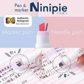 Sun-Star Pen and Marker Ninipie, 6 Colors Set