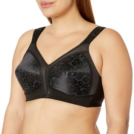 Playtex Women's 18 Hour Original Comfort Strap Bra, Black, 54C