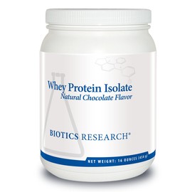 Biotics Research Biotics Research Corporation Whey Protein Isolate 20 Grams - Undenatured Non-GMO Delicious Chocolate Flavor Protein Powder - Support Muscle Growth