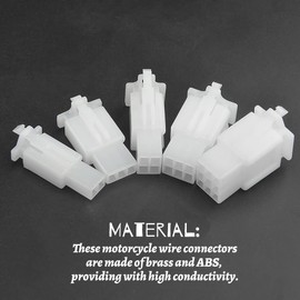 WMYCONGCONG 400pcs 2.8mm 2 3 4 6 9 Pin Automotive Electrical Wires Connector Pin Header Crimp Wire Terminals and 25 Kits 4mm Car Motorcycle Bullet Terminal Wire Connector