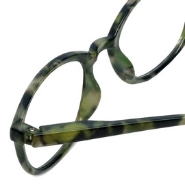 Calabria R772 Blue Light Progressive Reading Glasses +3.00 Green Multifocal Glasses Progressive Readers Multi Focus Eyeglass