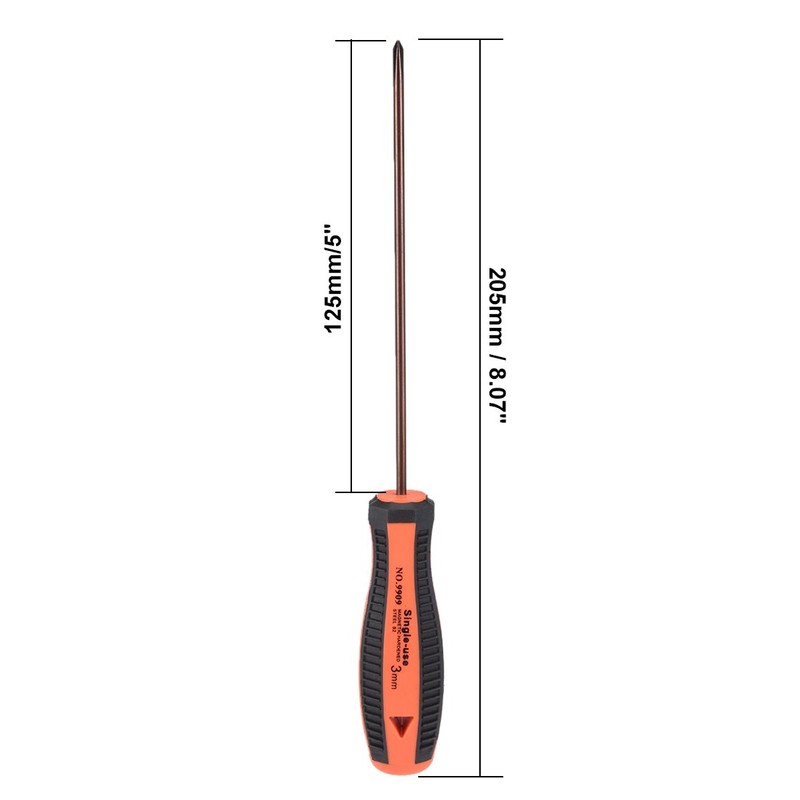 sourcing map PH0 Phillips Magnetic Screwdriver 5 Inch Round Shaft