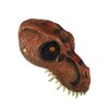 Foam Dinosaur Costume Accessory Mask (Red Orange)