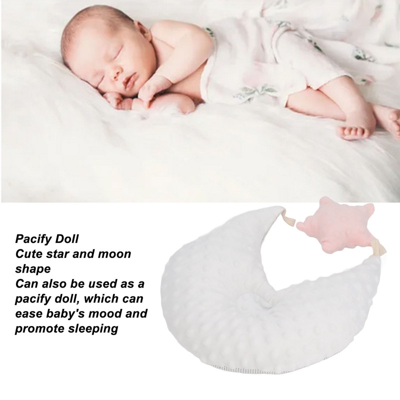Baby Head Support Pillow Soft Lightweight Portable Infant Head Shaping