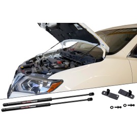Redline Tuning 21-31013-02 Hood QuickLIFT PLUS (Bolt in) Compatible with Nissan Rogue 2014-2020 (All Black Components)