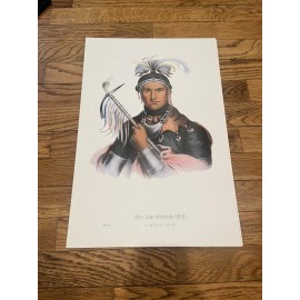 Hard Card Stock Native American rePrint ki-on-twog-ky, by Michlimackinac Society