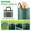 3 x 120L Garden Waste Bags,Waterproof Heavy Duty Large Refuse