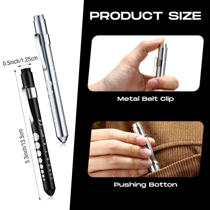 Tuanse 16 Pack Pen Light Nurse LED Penlight Pen Lights