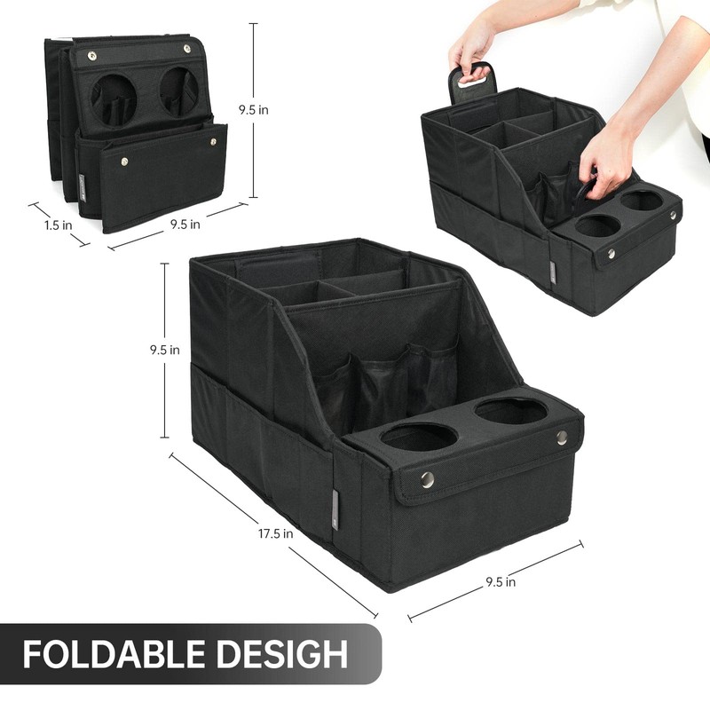 MULISOFT Car Seat Organizer- Backseat Car Organizer with 11 Storages