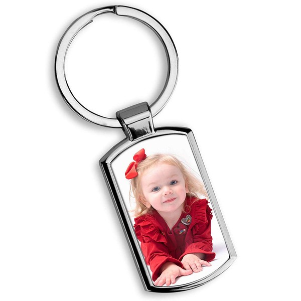 Personalised Keyring, photo Keyring Customized with picture Keychain