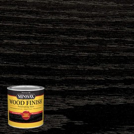 Minwax Wood Finish 227644444, Half Pint, True Black, 8 Fl Oz