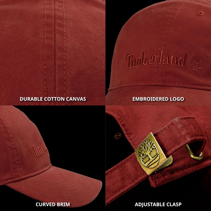 Timberland Cooper Hill Men's Baseball Cap - Cotton Canvas, Adjustable,