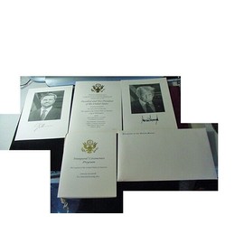 President Trump/Vance Presidential Inauguration Program 2025 GENUINE -Free Ship