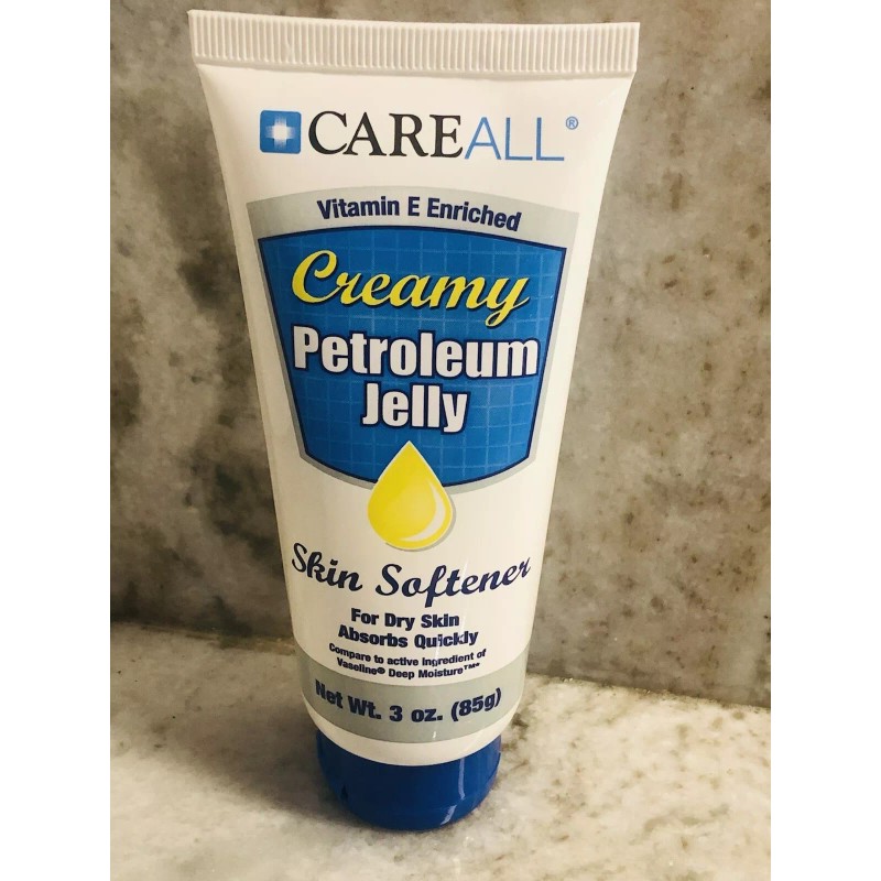 CareAll Vit. E Enriched Creamy Petroleum Jelly-For Dry Skin:3oz/85gm