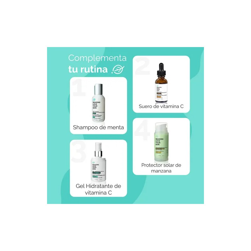 Gel Hidratante Facial Vitamina C 100gr Tipo de piel Mixta