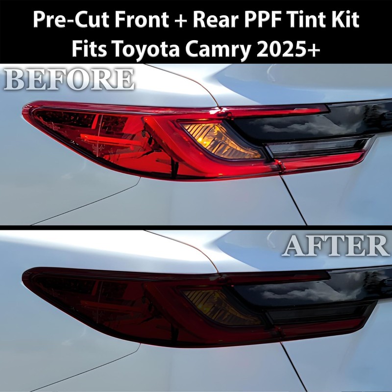 BOGAR TECH DESIGNS Full Headlight Taillight Tint Kit Cover Compatible