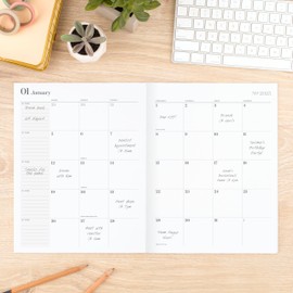 Cambridge 2025 Planner, Monthly, 8-1/2" x 11", Large, WorkStyle, Seaside Blue (1606-091-12-25)