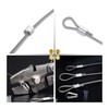 QZOOVNJ 3/64"(1.2mm) Aluminum Crimping Loop Sleeve, Wire Rope Stop Sleeve,