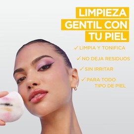 Garnier Express Aclara Agua micelar desmaquillante con Vitamina C Tono Uniforme, 400ml. Limpia, desmaquilla y unifica, para todo tipo de piel         