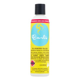 Curls Blueberry Bliss Reparative Leave In Conditioner - 12 oz, Helps Repair Damage and Prevent Breakage, Conditioner for Curly Hair, Wavy, and Coily Hair Types