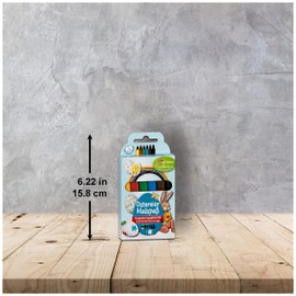 Heitmann Eierfarben - Easter Egg Colouring Fun - 6 Colouring Pens in Yellow, Red, Green, Blue, Brown and Black + Colouring Book