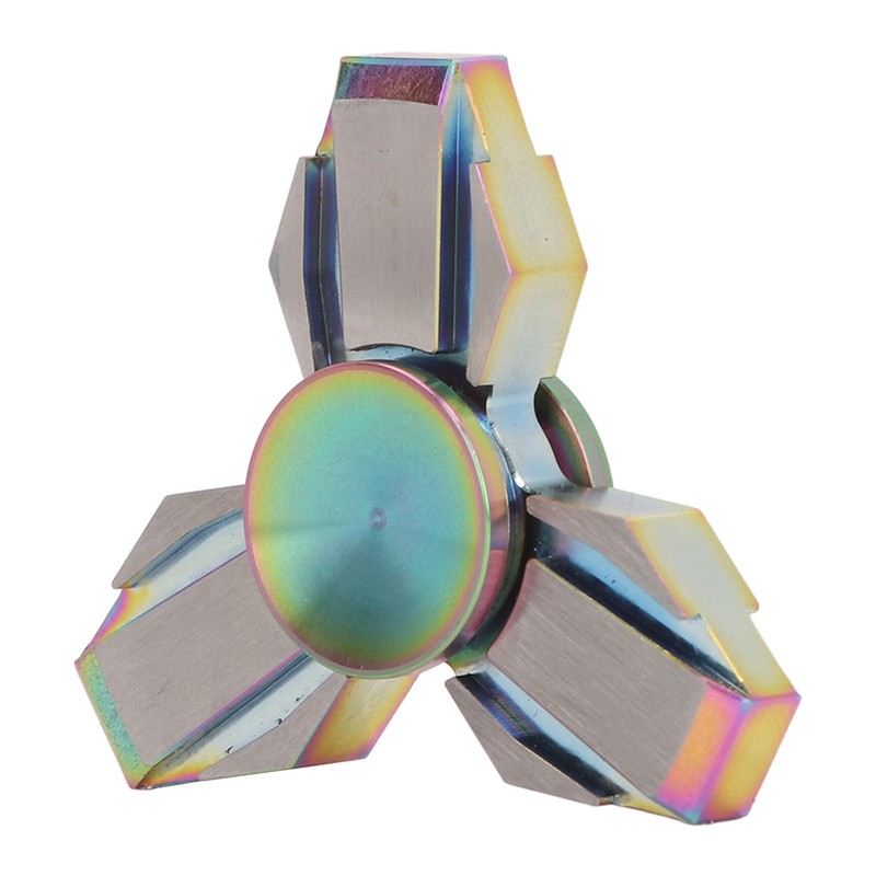 Fingertip Gyroscope 3 Leaves Reduce Anxiety Metal Rotating Decompression Toy