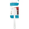 KitchenCraft Flexible Rubber Spatula Spoon, White, 24.5cm