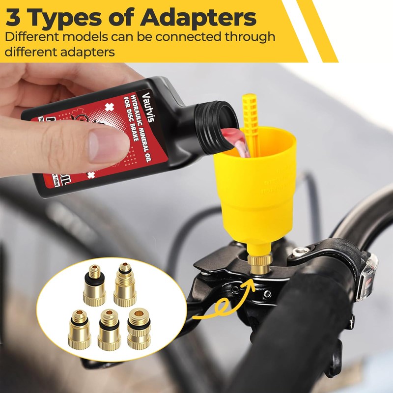 Vautvis Bleeding Set for Shimano, Bicycle Brakes Bleeding Set, Hydraulic